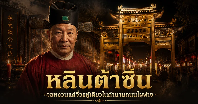 ซุ้มประตูหินจอหงวนบนถนนไผ่ฟางเมืองแต้จิ๋ว